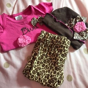 Cute Cheetah BabyGirl Outfit